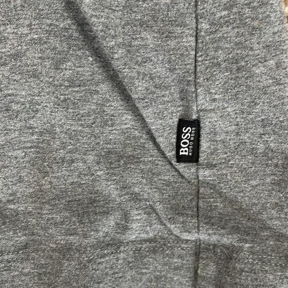 BOSS HUGO BOSS GRAY 100% COTTON MEN'S T-SHIRT SIZE XL - Picture 5 of 9